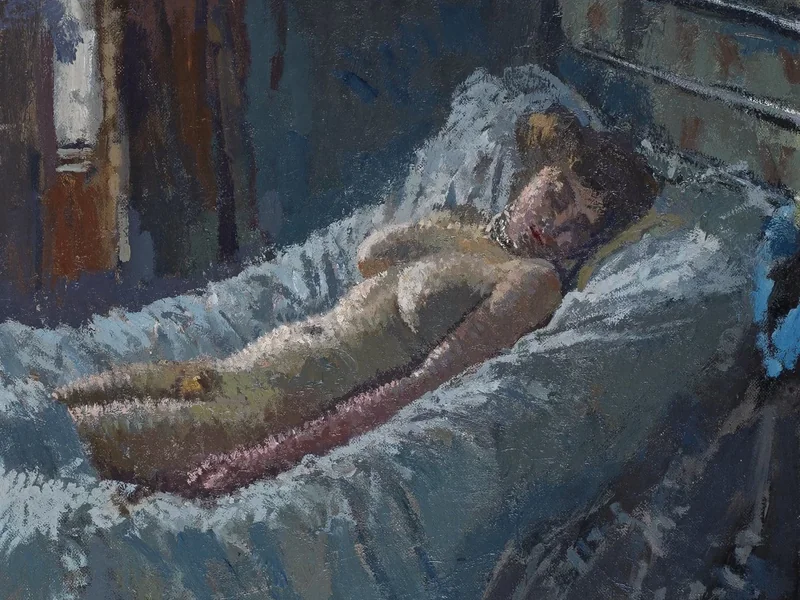 1860-Walter Richard Sickert - Mornington Crescent Nudo, 1907